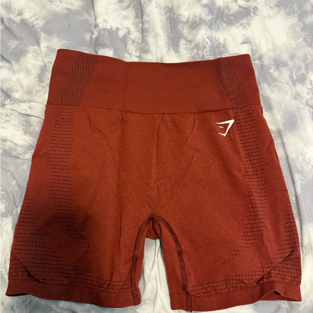 Gymshark Women’s Vital Seamless 2.0 Shorts - Brick Red Marl